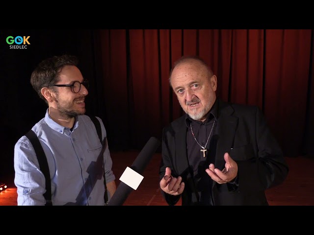 Rozmowa z Markiem Majewskim po koncercie w Gminnym Ośrodku Kultury w Siedlcu. 2024