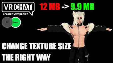 How to optimize your VRChat Quest Avatar and fit below the 10Mb limit in 2024 optimization Tutorial