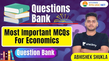NTA UGC NET 2021 | Economics by Abhishek Shukla | Most Important MCQs