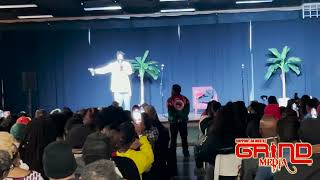 Dr Umar speaking in Atlanta - Crazy woman tries to attack him - Black investing in each other pt 2