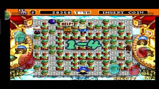Neo BomberMan Speed Run Any (%) Stage 1-6 on Mame4droid.