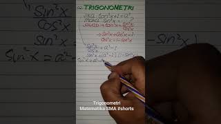 Pembahasan soal Trigonometri Matematika SMA #shorts