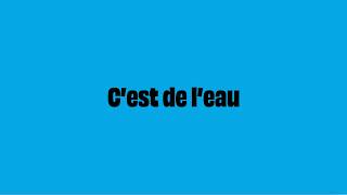 C'EST DE L'EAU - Les Enfantastiques - nouvelle version karaoké