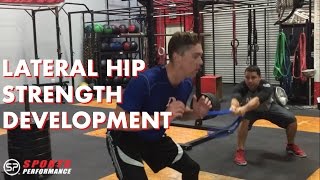 Resisted Crossover Step with Eccentric Hip Control | Sports Performance Physical Therapy