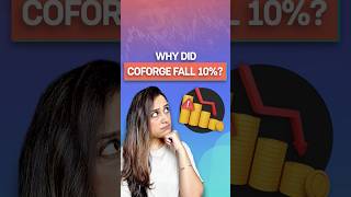 Why did Coforge fall by 10%? #shorts