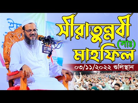 ০৩/১১/২০২২ গুলিস্তান সিরাতুন্নবী নিয়ে নতুন ওয়াজ মুফতি ফয়জুল করিম চরমোনাই foyzul karim chormonai