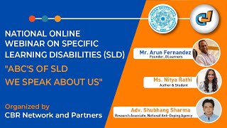 National online webinar ON specific learning disabilities | ABC's of SLD we speak about us