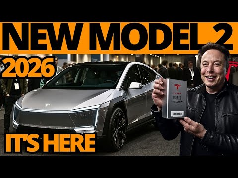 Tesla Model 2 2026 Revealed – 500km Range & Ultra-Fast 10-Minute Charging!
