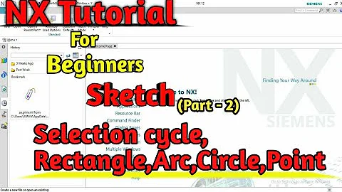 NX Tutorial for beginners part 2