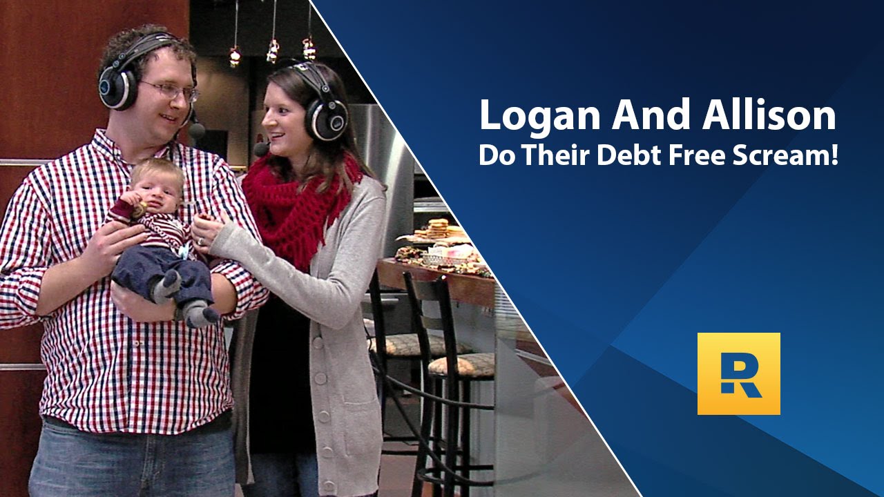 Logan And Allison Do Their Debt Free Scream!