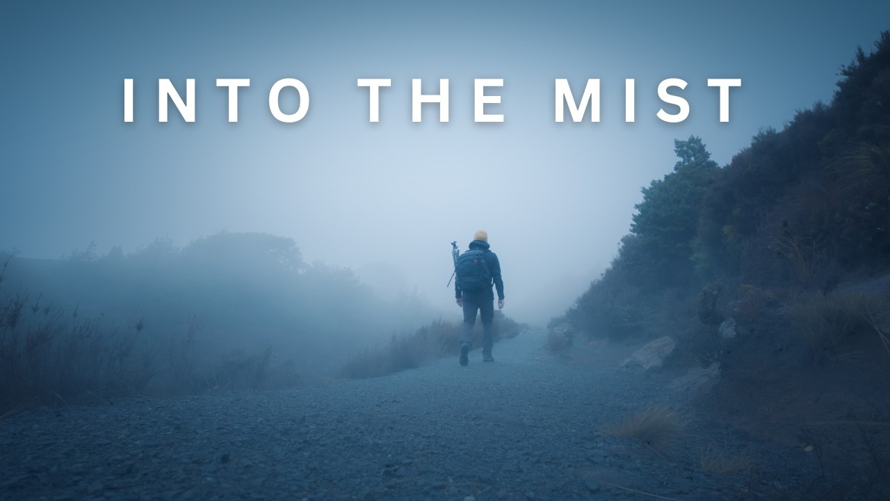Typical New Zealand mountain weather as I explore waterfalls in the highlands.
