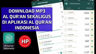 Cara download audio Al Quran di Aplikasi Al Quran Indonesia full screenshot 2