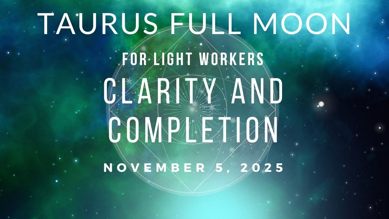 Taurus Full Moon for Lightworkers: The release of what's done - YouTube