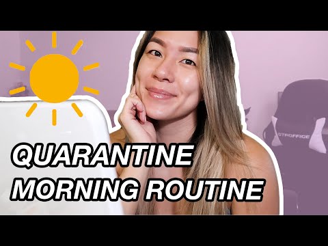 MY QUARANTINE MORNING ROUTINE 2020 | working from home