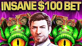 INSANE $100 SPINS ON TOME OF MADNESS!! ($50,000 BONUSES)