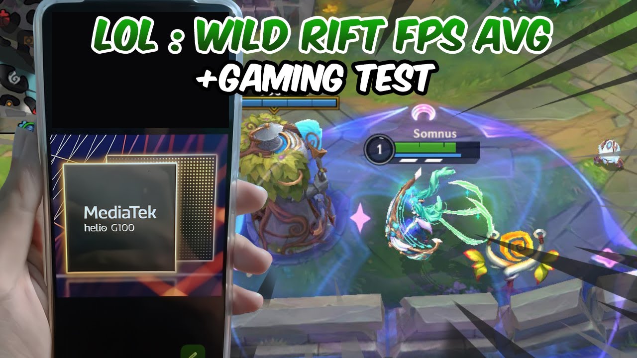 Helio G100 League of Legend : Wild Rift Gaming Test - Advan X1/Infinix Note 50