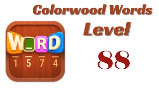 Colorwood Words Level 88 Answers | Colorwood Words - Cryptogram