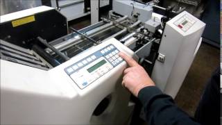 Baum Flexifold Air Pile Feed   Auto Plate   Table Top Paper Folder