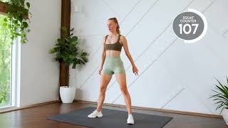 200 REP SQUAT CHALLENGE (Effectively Tone & Lift the Booty & Thighs)