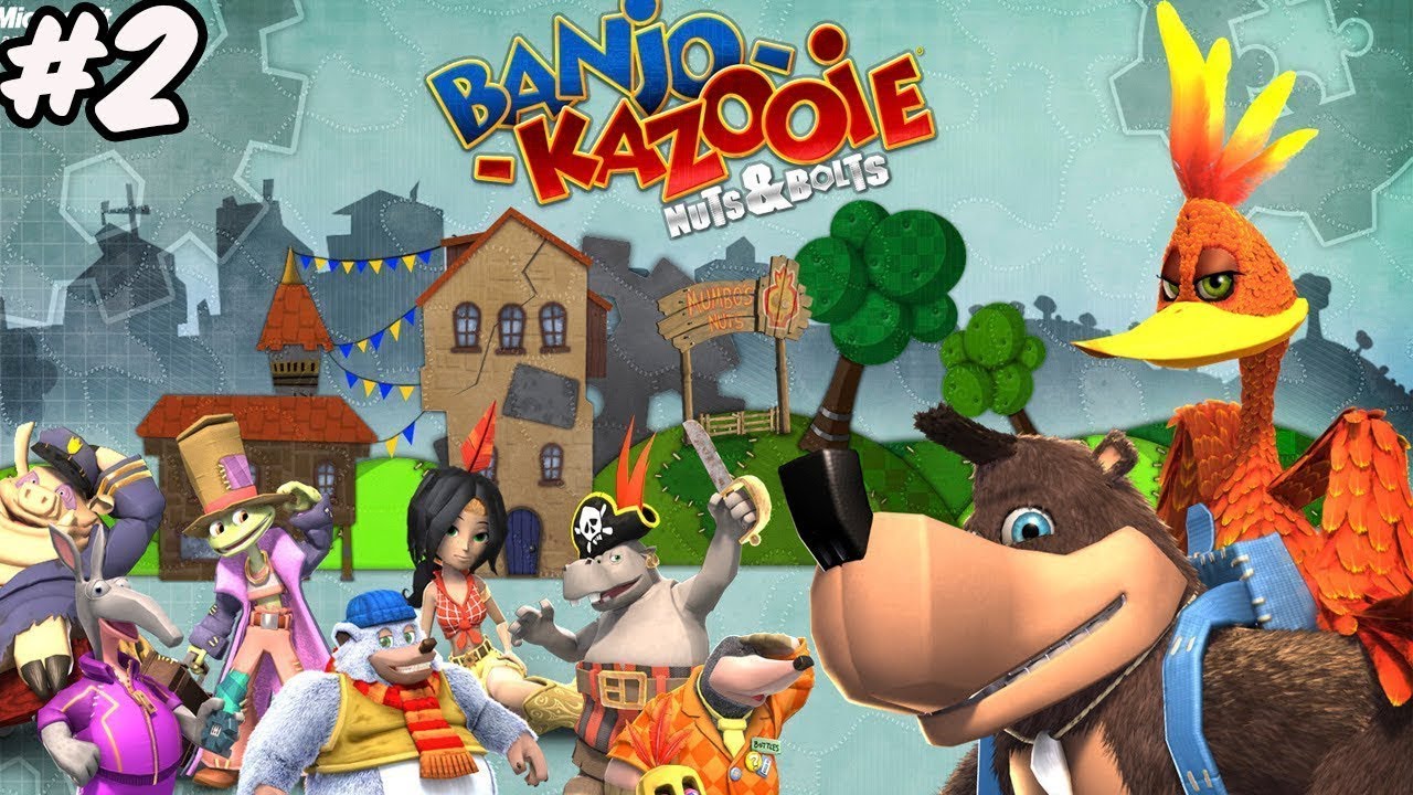 BanjoKazooie Nuts and Bolts Xbox 360 AS MISSÕES DE NUTTY ACRES