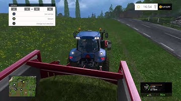 Farming Simulator 15 COLLECTING GRASS FOR SHEEP