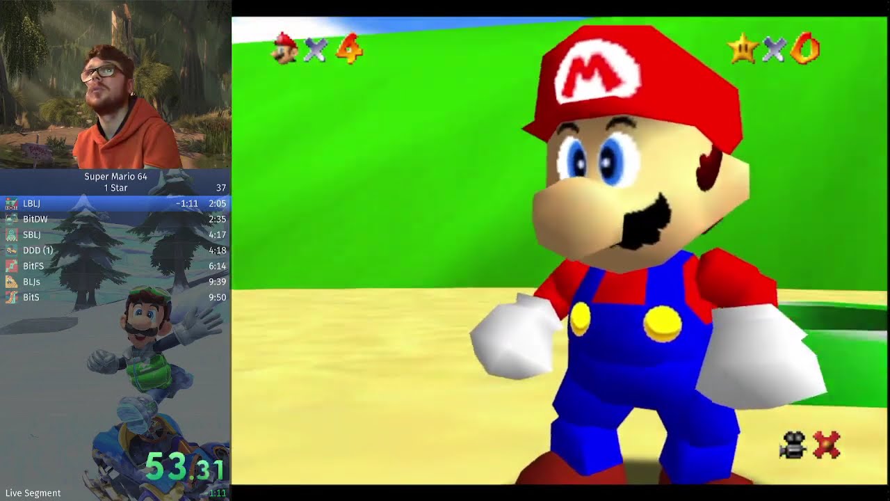 (PERSONAL BEST) Super Mario 64 | 1 Star | 