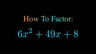 Factor 6x^2 + 48x + 8