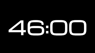 46 Minute Countdown Timer / NO SOUND