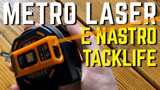Recensione METRO LASER e A NASTRO Tacklife COME FUNZIONA ? FAI DA TE