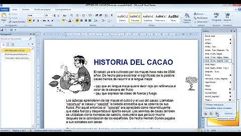 Como importar estilos para o Word?
