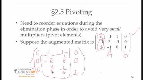 COSC370 - Linear Systems (Part 5)