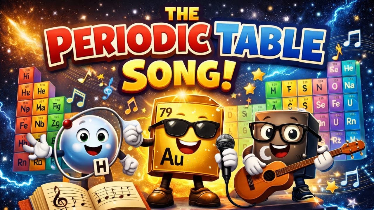Periodic Table Song 🎶 | Learn All Elements Easily 🔥