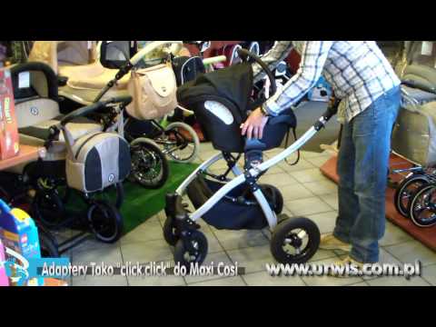 Adaptery TAKO click do fotelika Maxi Cosi - URWIS.COM.PL