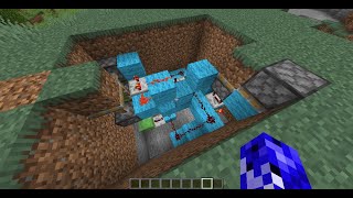 Minecraft Redstone Torch Key Tutorial - FLUSH SECRET BASE