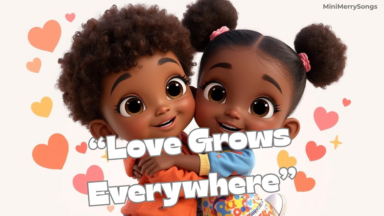 Love Grows Everywhere 💖 | Kids Love Songs & Kindness Music | MiniMerrySongs
