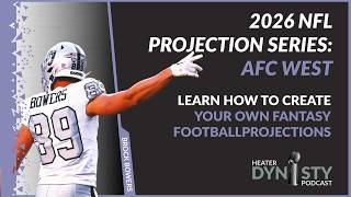 Fantasy Football Projections made easy | AFC West Player Forecasts & Draft Values