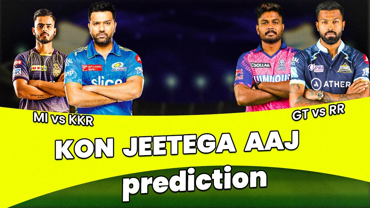 Tata IPL Match 22 & 23 Preview !! GT vs RR KKR vs MI FP Ep 11