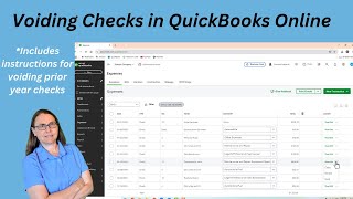 Voiding Checks in QuickBooks Online