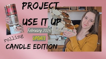 Project Use It Up February rolling candle UPDATE