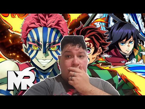 Akaza Vs Tanjiro  & Tomioka | Demon Slayer | ( Castillo Infinito ) Megar ( REACCIÓNMEGA )
