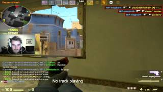 friberg casually spotting mid with deagle. 3 shots, 3 kills