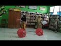Berlatih tari Bondan Payung bersama Puspita( persiapan lomba pekan seni SD tahun 2025)