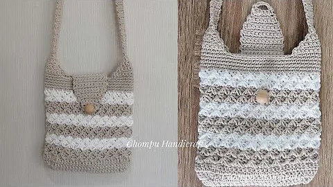 DIY​ crochet crossbody bag - Step by step