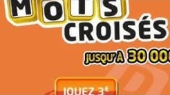 GRATTAGE de MOTS CROISÉS 3€ EN LIGNE🛑FDJ  ILLIKO☘🌟