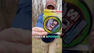 2# Line for Early Spring Panfish!  Trout SOS Can't be beat!  SOS ~ Strong, Obscure, Small