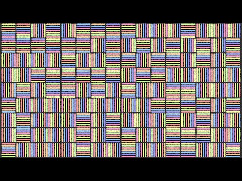 Steve's Generative Art. Lines 12 - Grid Abstract