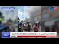 Hilera ng mga establisyemento sa Calabanga, nasunog