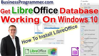 How To Install Libreoffice Base database on Windows 10