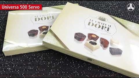 Shrink Wrapping Boxes of Chocolates (Kallfass High Speed Shrink Wrapper)