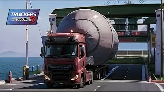 Heavy Industrial Silo Delivery Zurich to Ferry - Truckers of Europe 3
